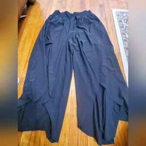 HALARA Open At Front Black Relaxed Pants Wonens Sz Xl New